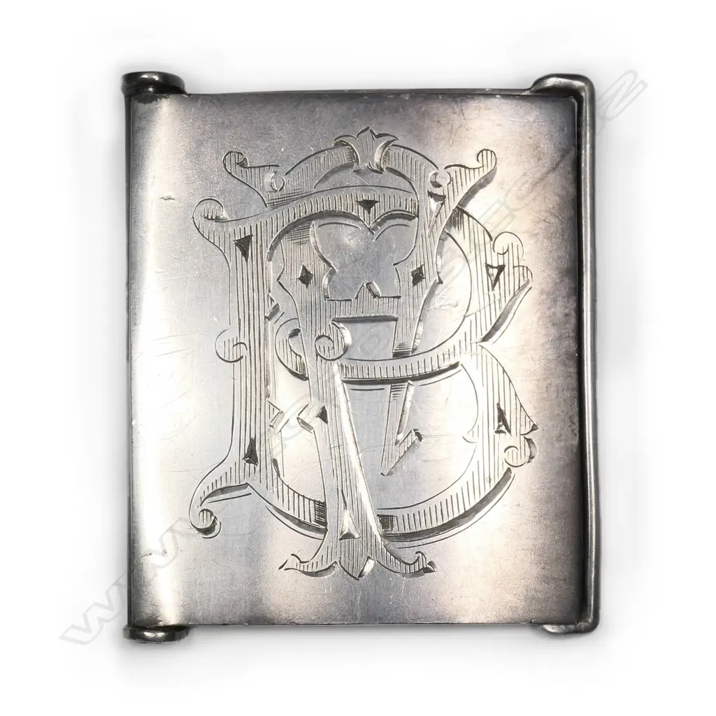 B. Petersen & Co. (Christchurch) silver belt buckle, Image 1++
